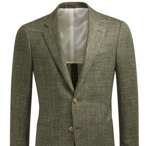 Suitsupply Havana Green Plain Sport Coat / Jacket 38R
